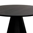 Kick eettafel Viggo - 120cm - Zwart