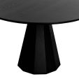 Kick eettafel Viggo - 120cm - Zwart