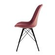 Kick kuipstoel Velvet - Roze