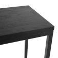 Kick sidetable Dana - 140cm - Zwart