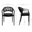 Kick tuinstoel Coco - Zwart