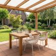 Set van 4 Kick tuinstoel Lot - Wit