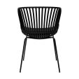 Set van 6 Kick tuinstoel Lot - Zwart