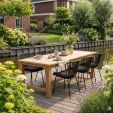 Set van 6 Kick tuinstoel Lot - Zwart