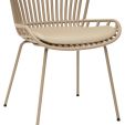 Set van 6 Kick tuinstoel Lot - Beige
