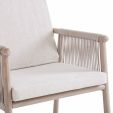 Set van 6 Kick tuinstoel Sia - Beige