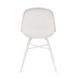 Set van 4 Kick tuinstoel Sol - Wit