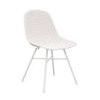 Set van 4 Kick tuinstoel Sol - Wit