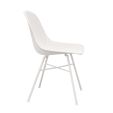 Set van 4 Kick tuinstoel Sol - Wit