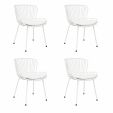 Set van 4 Kick tuinstoel Lot - Wit