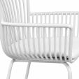 Set van 4 Kick tuinstoel Otis - Wit