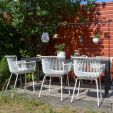 Set van 4 Kick tuinstoel Otis - Wit