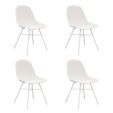 Set van 4 Kick tuinstoel Sol - Wit