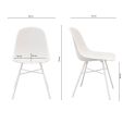 Set van 4 Kick tuinstoel Sol - Wit
