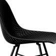 Set van 4 Kick tuinstoel Sol - Zwart