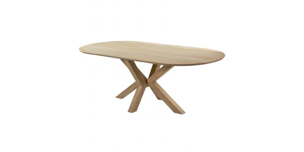 Kick eettafel Alrik - 240cm - Naturel