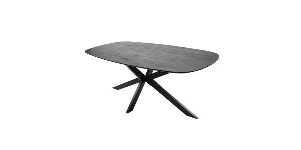 Kick eettafel Dana - 180cm - Zwart