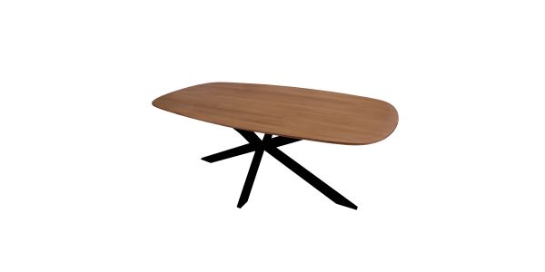 Kick eettafel Dana - 180cm - Bruin
