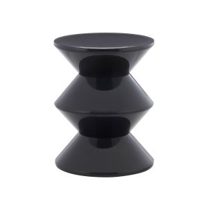 Kick bijzettafel Lotus - Zwart