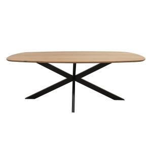 Kick eettafel Dana - 210cm - Lichtbruin