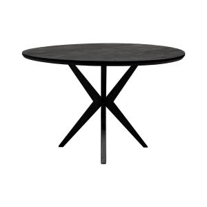 Kick eettafel Havard - 120cm - Zwart
