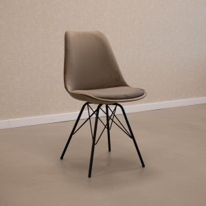 SAMPLE Kick kuipstoel Velvet - Taupe