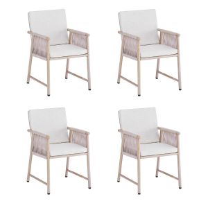 Set van 4 Kick tuinstoel Sia - Beige