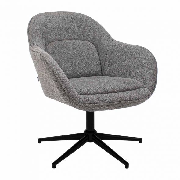 Kick draaifauteuil Lux - Donkergrijs