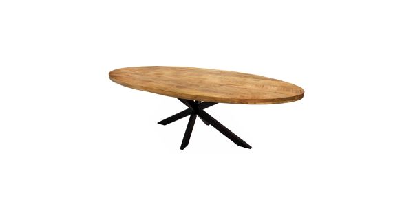 Kick eettafel Dax ovaal - 240cm - Mango