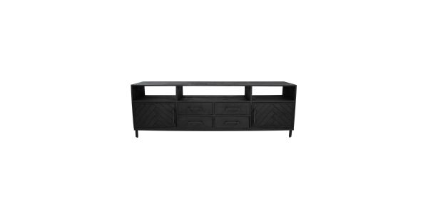 Kick TV dressoir Xavi-175cm - Zwart