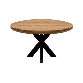 Kick eettafel Dax rond - 130cm - Mango