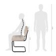 Kick buisframe stoel Ivy - Champagne
