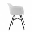 Set van 4 Kick tuinstoel Indy - Wit