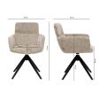 Kick draaistoel Niek - Beige