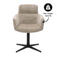 Kick draaistoel Noud - Beige