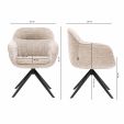 Kick draaistoel Stan - Beige