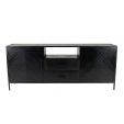 Kick dressoir Hugo hoog-75cm - Zwart