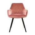 Kick eetkamerstoel Karl Velvet - Roze
