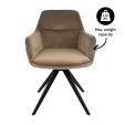 Kick draaistoel Tom - Taupe