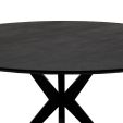 Kick eettafel Havard - 120cm - Zwart