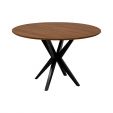 Kick eettafel Havard - 120cm - Bruin