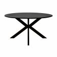 Kick eettafel Jake - 140cm - Zwart