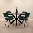 Kick eettafel Jake - 140cm - Zwart