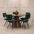 Kick eettafel Joe - 140cm - Bruin