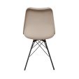Kick kuipstoel Metal Luuk - Taupe