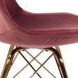 Kick kuipstoel Velvet - Roze