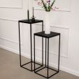 Kick plantenzuil Dana - 80cm - Zwart