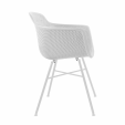 Kick tuinstoel Indy - Wit frame - Wit