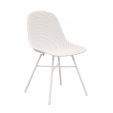 Set van 4 Kick tuinstoel Sol - Wit