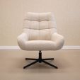 SAMPLE Kick draaifauteuil Claire - Beige